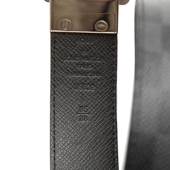 Pre-Loved Louis Vuitton Damier Graphite Inventeur Reversible Belt - Picture 5 of 6